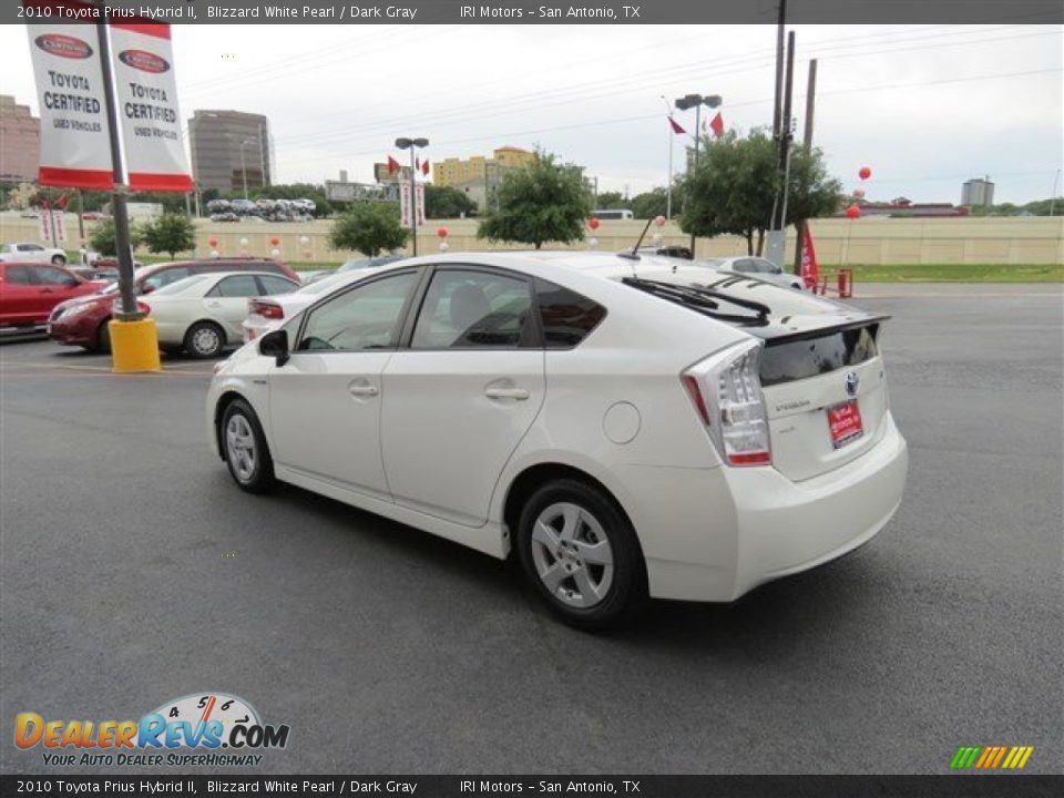 2010 Toyota Prius Hybrid II Blizzard White Pearl / Dark Gray Photo #5