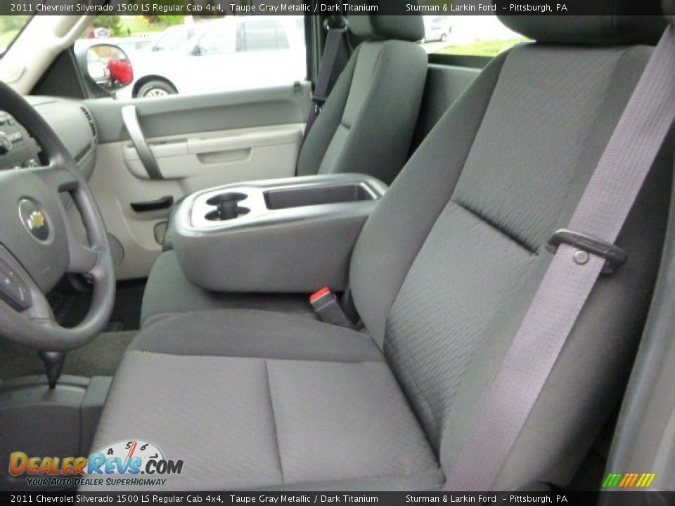 2011 Chevrolet Silverado 1500 LS Regular Cab 4x4 Taupe Gray Metallic / Dark Titanium Photo #9