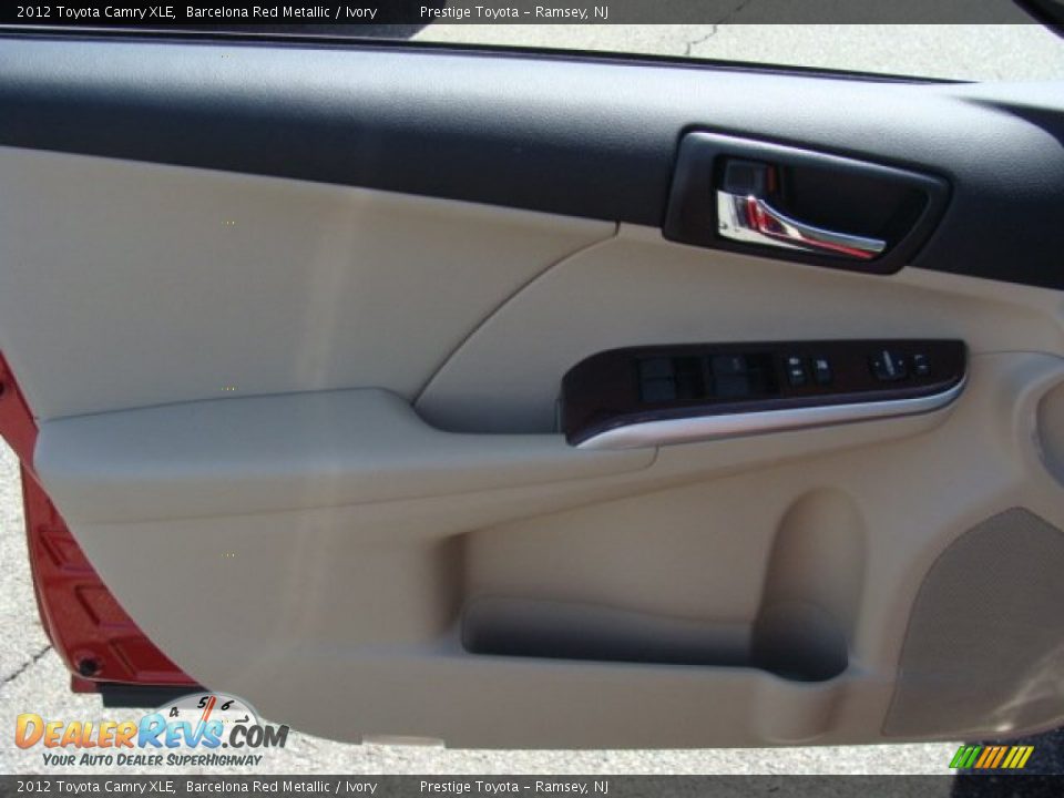 2012 Toyota Camry XLE Barcelona Red Metallic / Ivory Photo #6