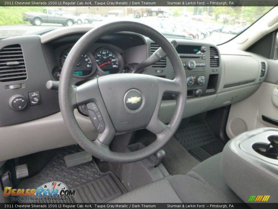 Dashboard of 2011 Chevrolet Silverado 1500 LS Regular Cab 4x4 Photo #10