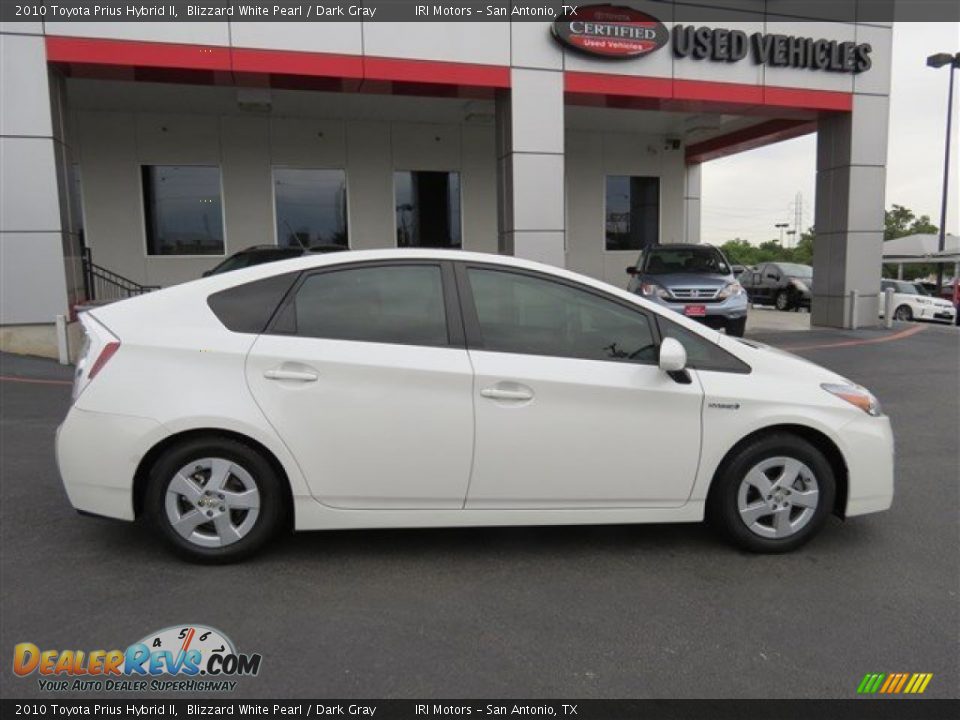 2010 Toyota Prius Hybrid II Blizzard White Pearl / Dark Gray Photo #8