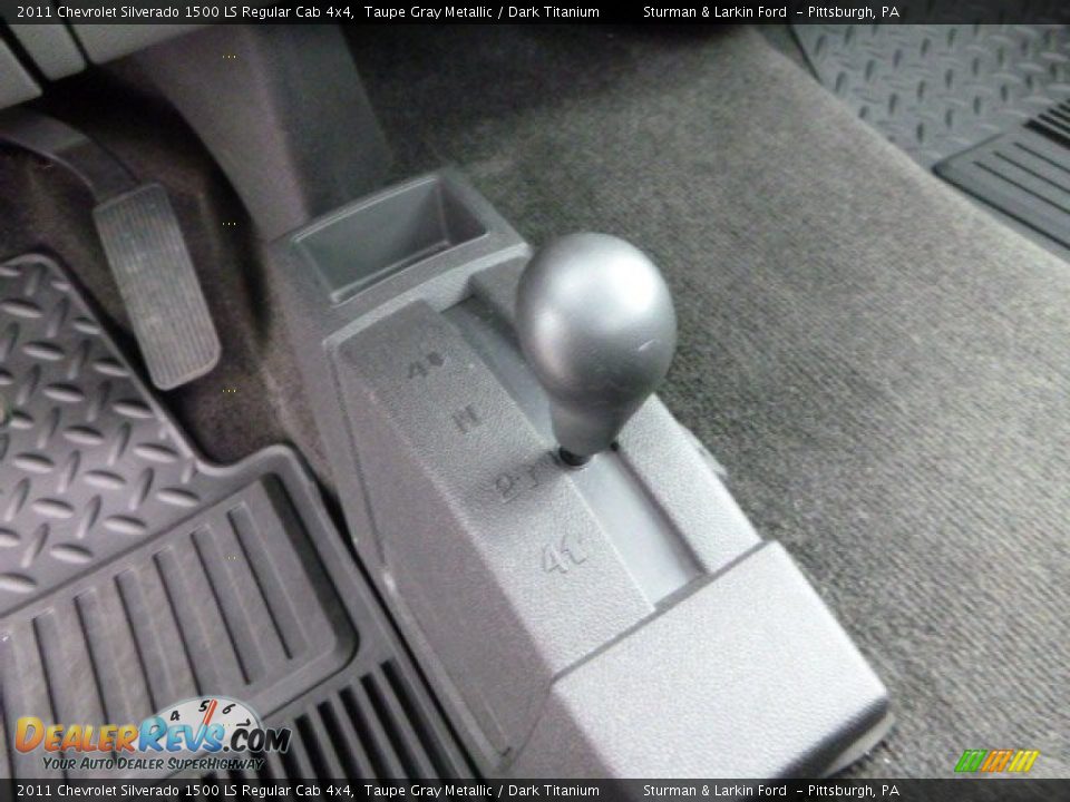 2011 Chevrolet Silverado 1500 LS Regular Cab 4x4 Taupe Gray Metallic / Dark Titanium Photo #12