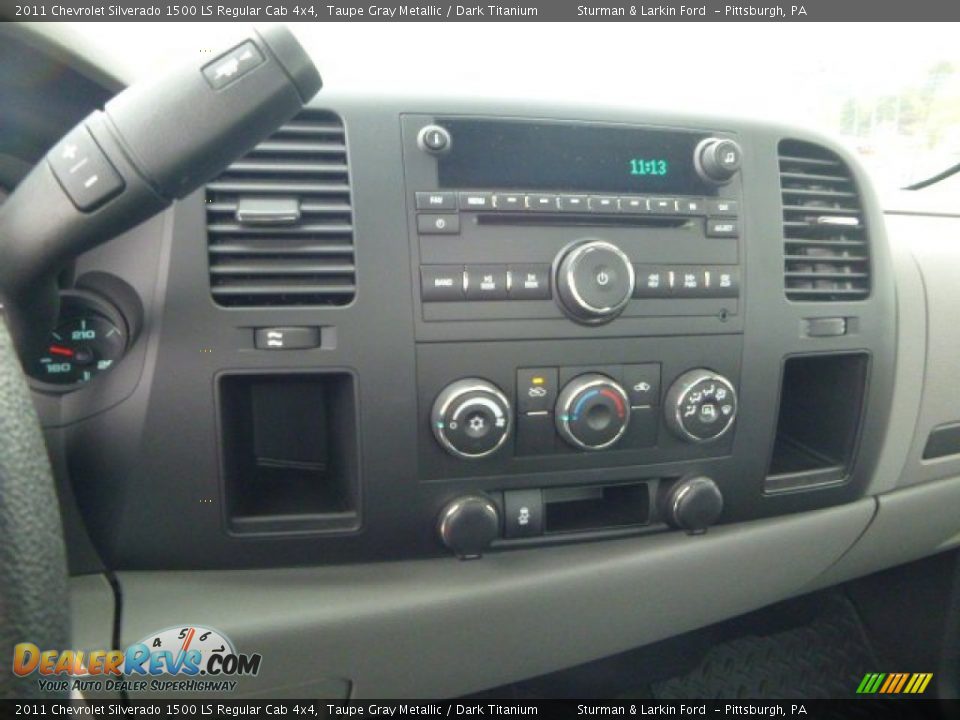 2011 Chevrolet Silverado 1500 LS Regular Cab 4x4 Taupe Gray Metallic / Dark Titanium Photo #13