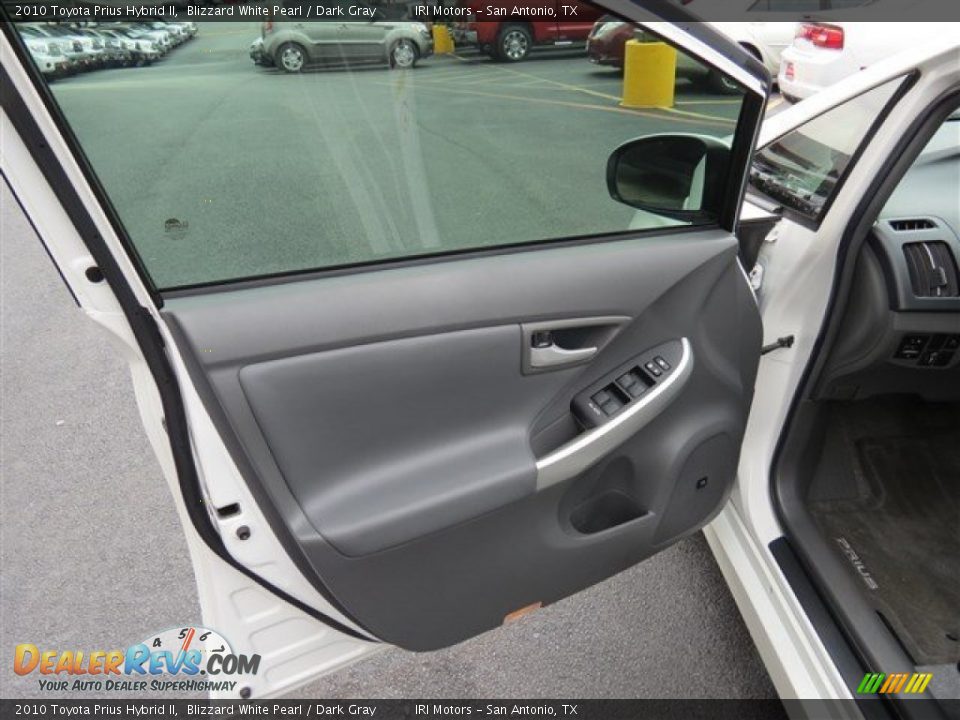 2010 Toyota Prius Hybrid II Blizzard White Pearl / Dark Gray Photo #10