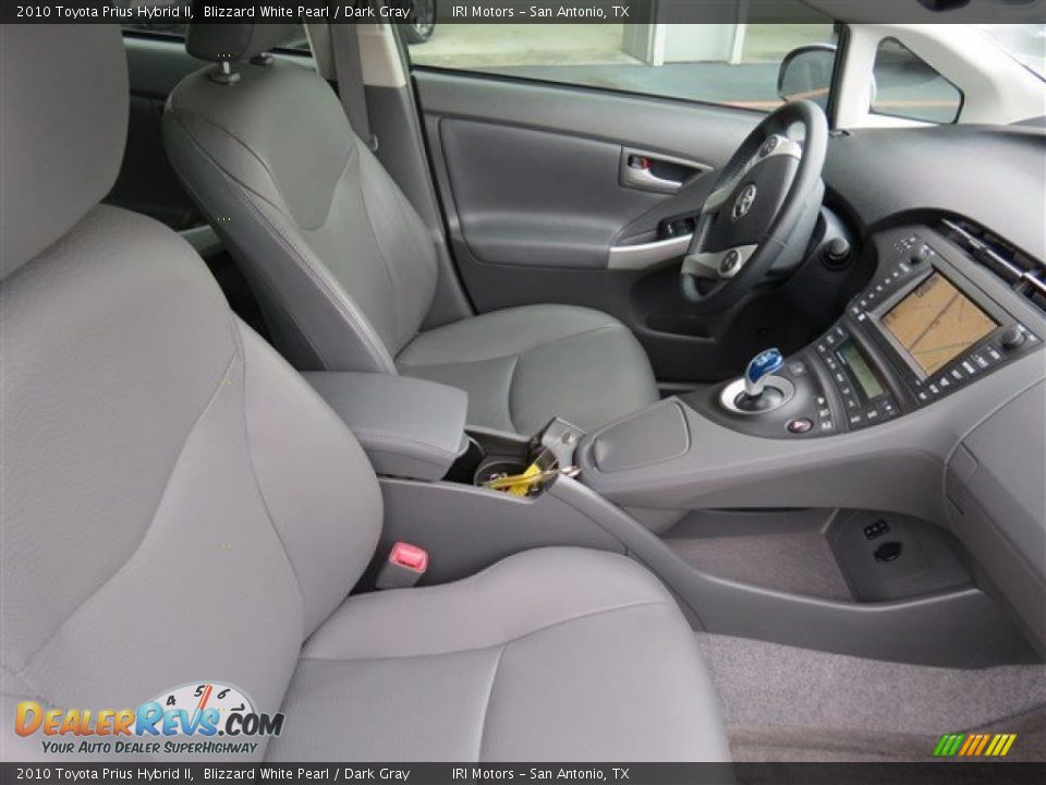 2010 Toyota Prius Hybrid II Blizzard White Pearl / Dark Gray Photo #13