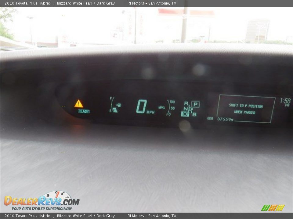 2010 Toyota Prius Hybrid II Blizzard White Pearl / Dark Gray Photo #16