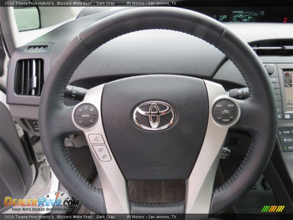 2010 Toyota Prius Hybrid II Blizzard White Pearl / Dark Gray Photo #17