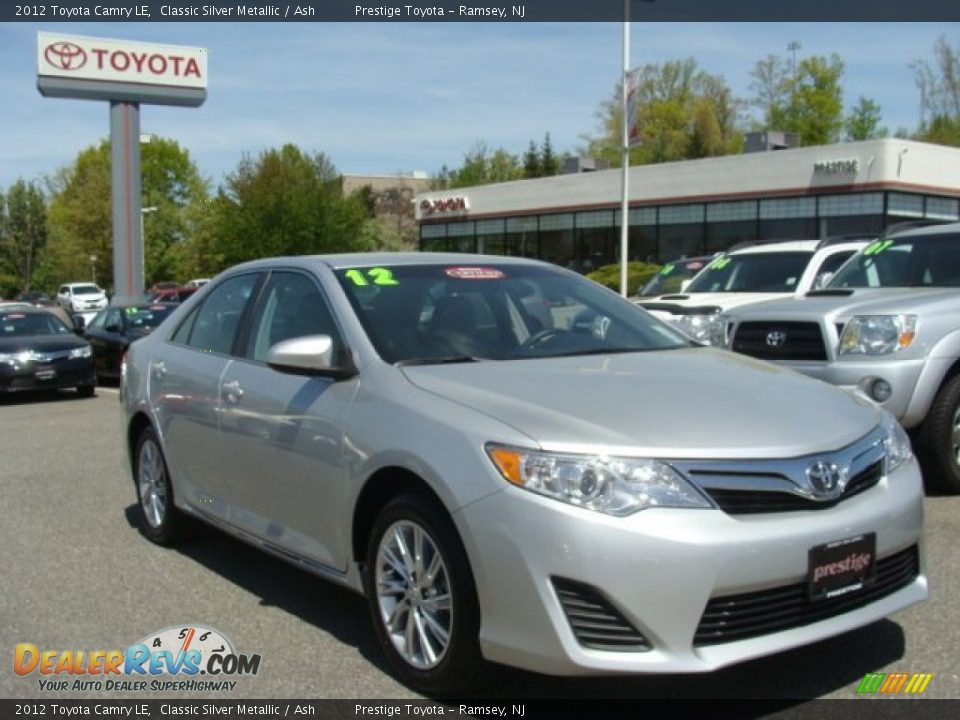 2012 Toyota Camry LE Classic Silver Metallic / Ash Photo #1