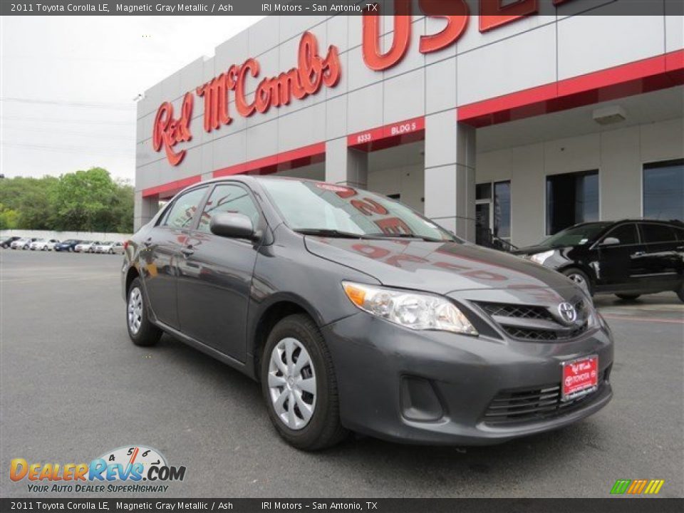 2011 Toyota Corolla LE Magnetic Gray Metallic / Ash Photo #1
