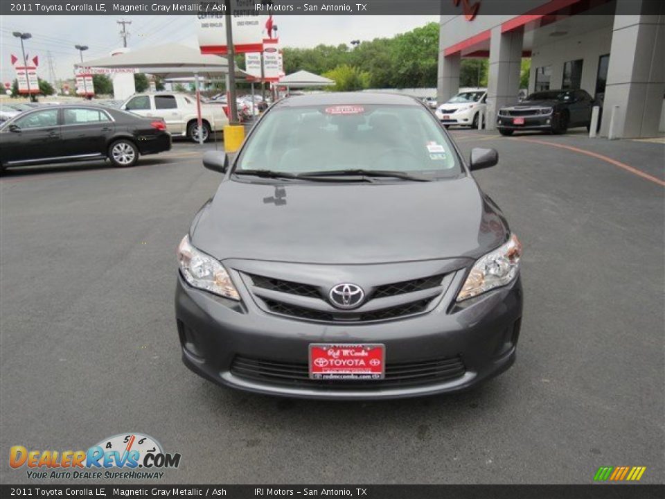 2011 Toyota Corolla LE Magnetic Gray Metallic / Ash Photo #2
