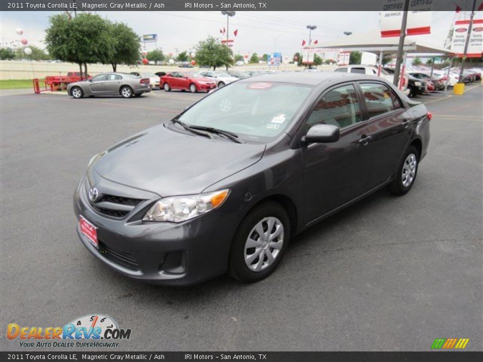 2011 Toyota Corolla LE Magnetic Gray Metallic / Ash Photo #3