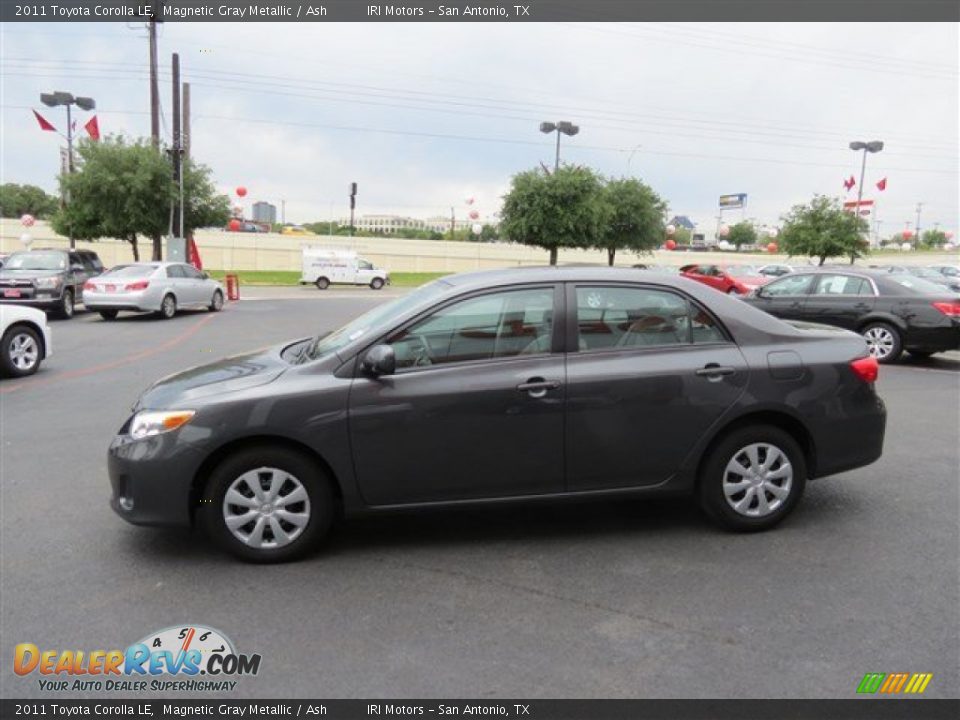 2011 Toyota Corolla LE Magnetic Gray Metallic / Ash Photo #4