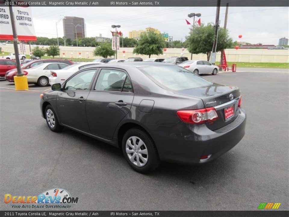 2011 Toyota Corolla LE Magnetic Gray Metallic / Ash Photo #5