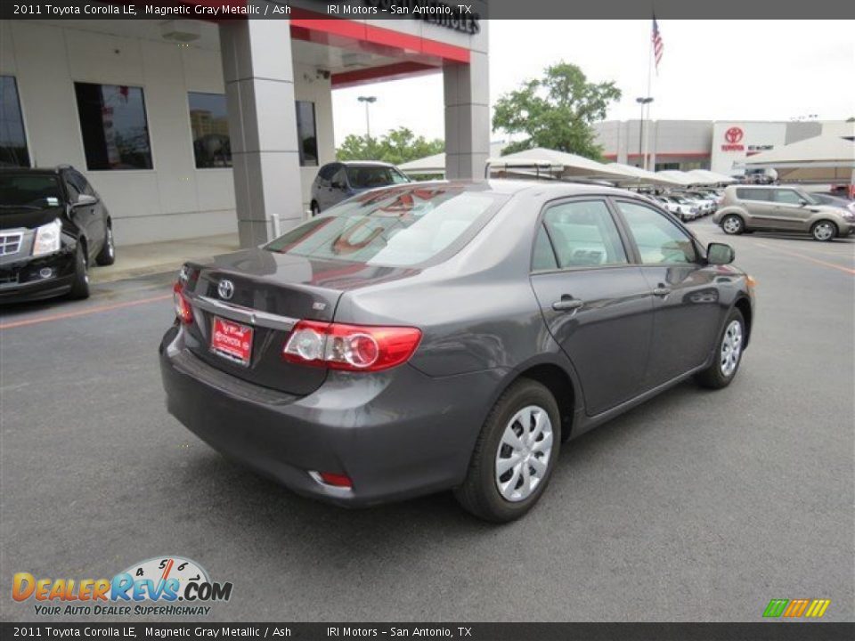 2011 Toyota Corolla LE Magnetic Gray Metallic / Ash Photo #7