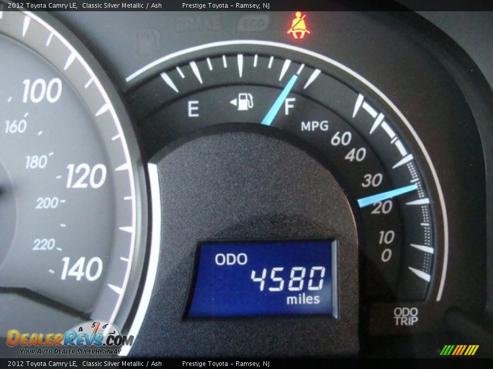 2012 Toyota Camry LE Classic Silver Metallic / Ash Photo #10