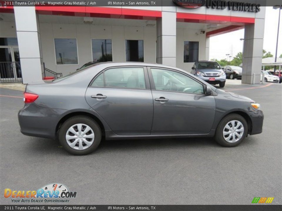 2011 Toyota Corolla LE Magnetic Gray Metallic / Ash Photo #8