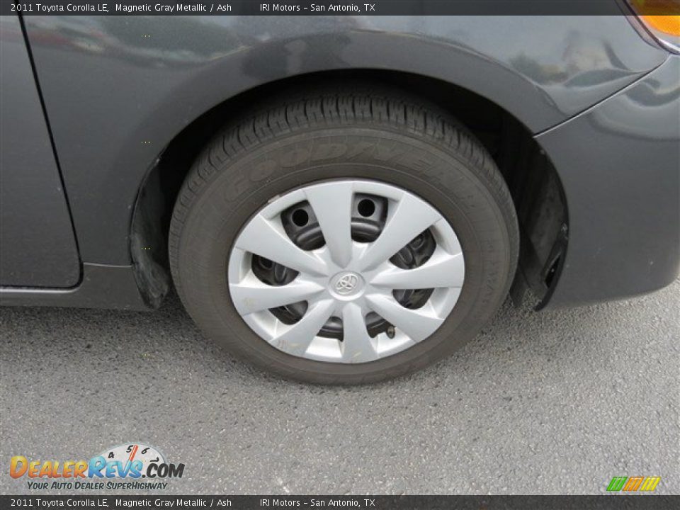 2011 Toyota Corolla LE Magnetic Gray Metallic / Ash Photo #9