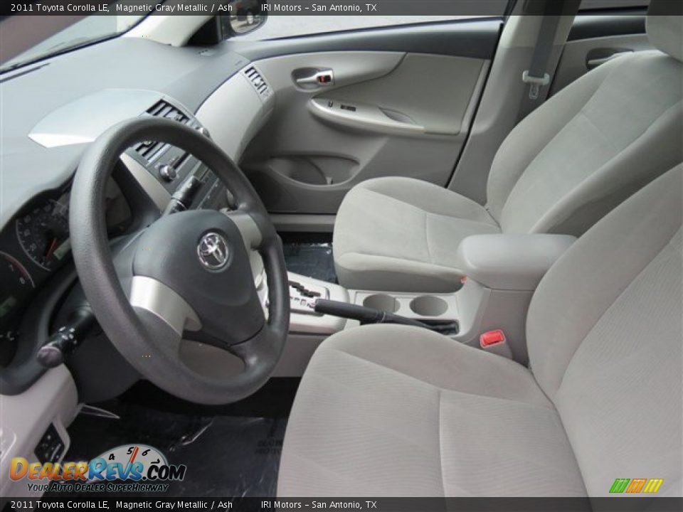 2011 Toyota Corolla LE Magnetic Gray Metallic / Ash Photo #11