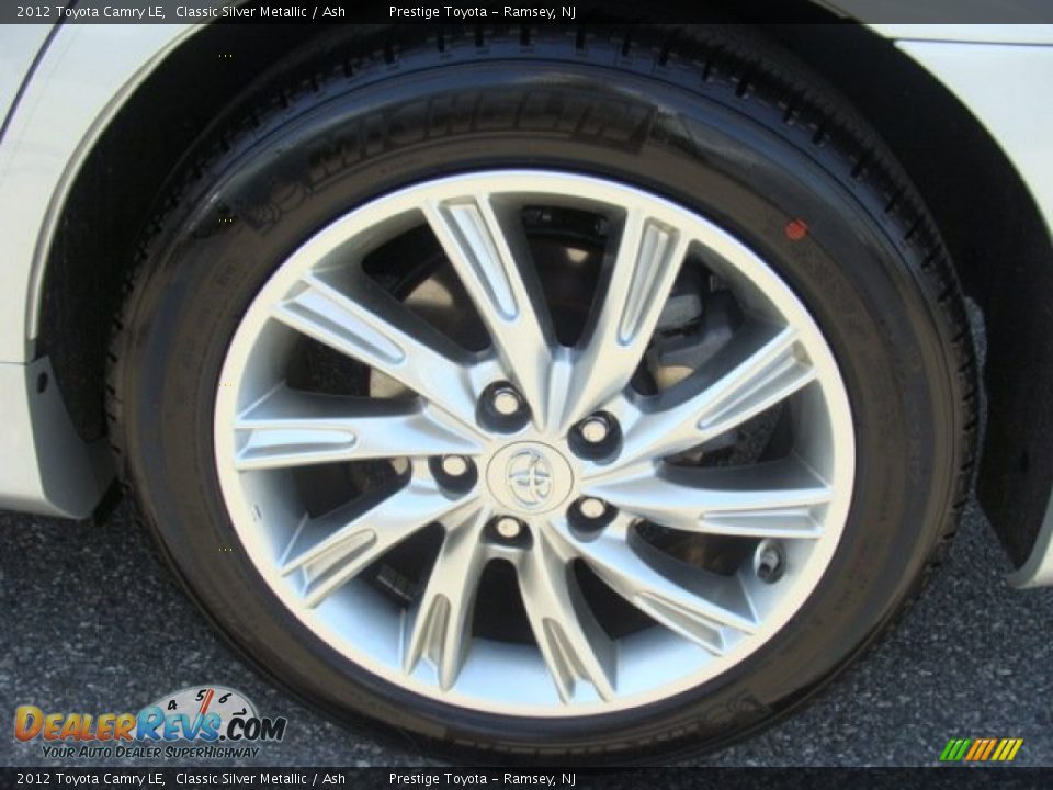 2012 Toyota Camry LE Classic Silver Metallic / Ash Photo #14