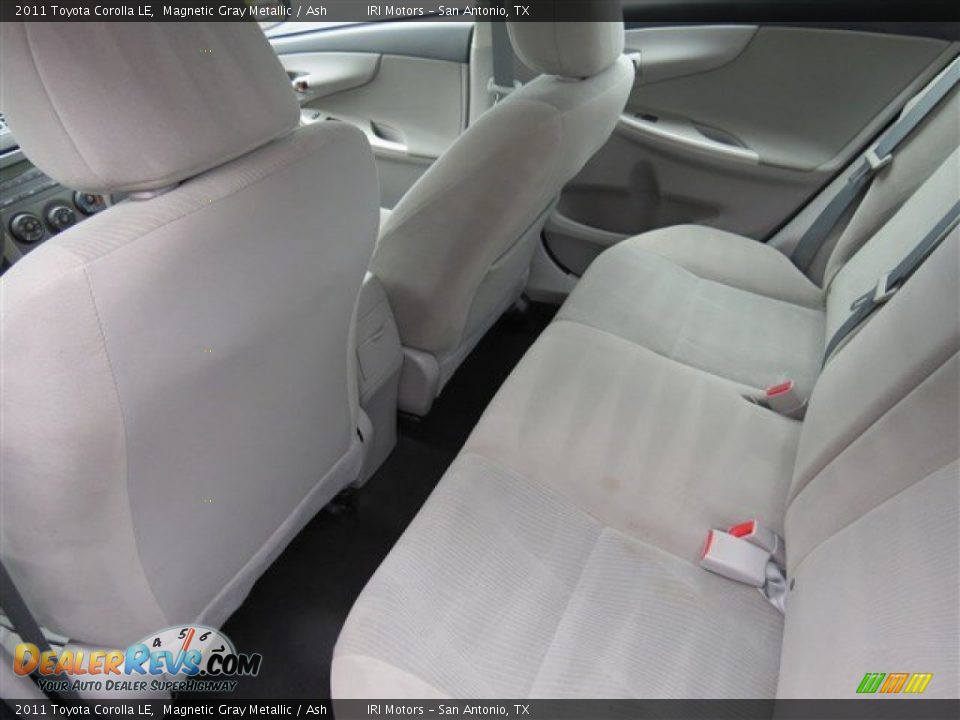 2011 Toyota Corolla LE Magnetic Gray Metallic / Ash Photo #12
