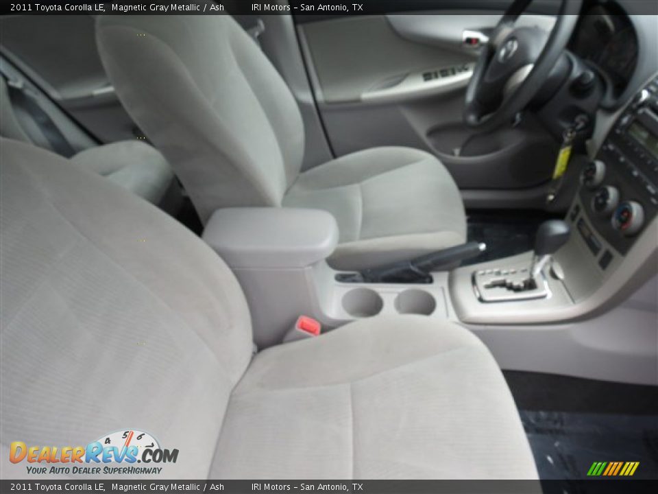 2011 Toyota Corolla LE Magnetic Gray Metallic / Ash Photo #13