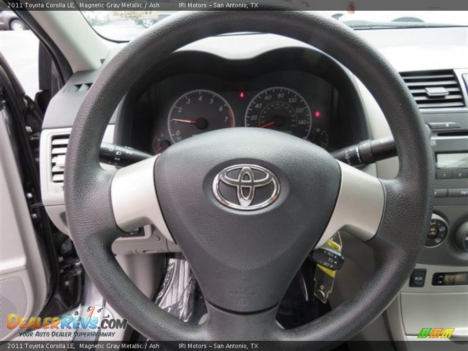 2011 Toyota Corolla LE Magnetic Gray Metallic / Ash Photo #17