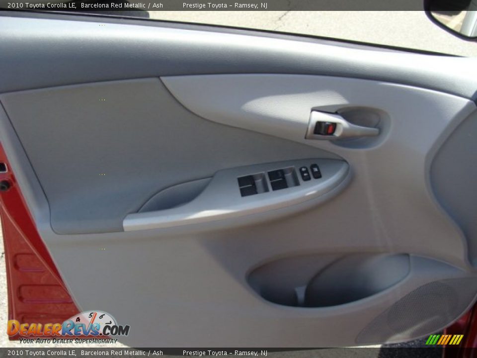 2010 Toyota Corolla LE Barcelona Red Metallic / Ash Photo #6