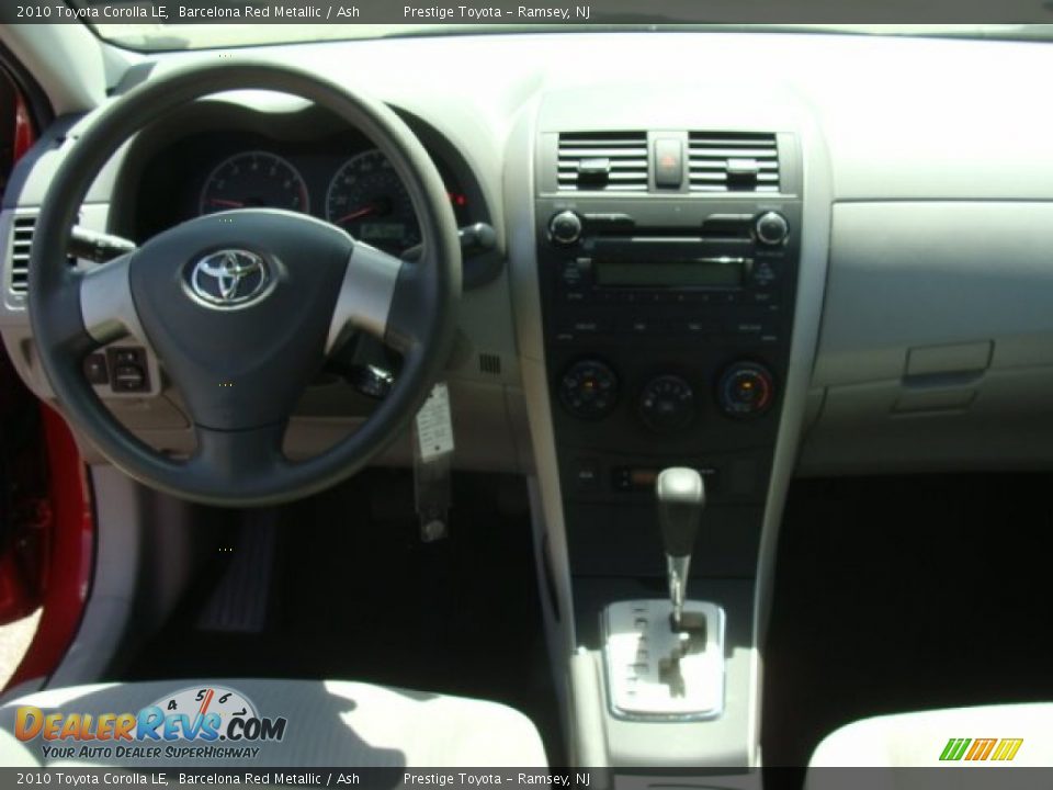 2010 Toyota Corolla LE Barcelona Red Metallic / Ash Photo #9