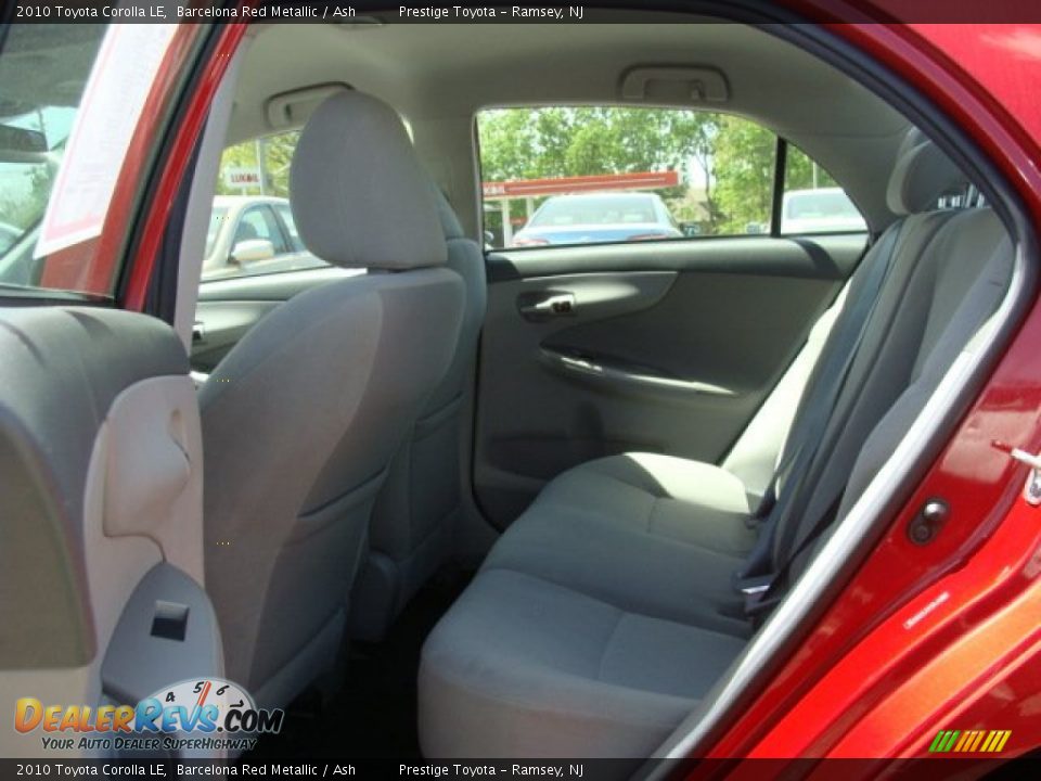 2010 Toyota Corolla LE Barcelona Red Metallic / Ash Photo #13