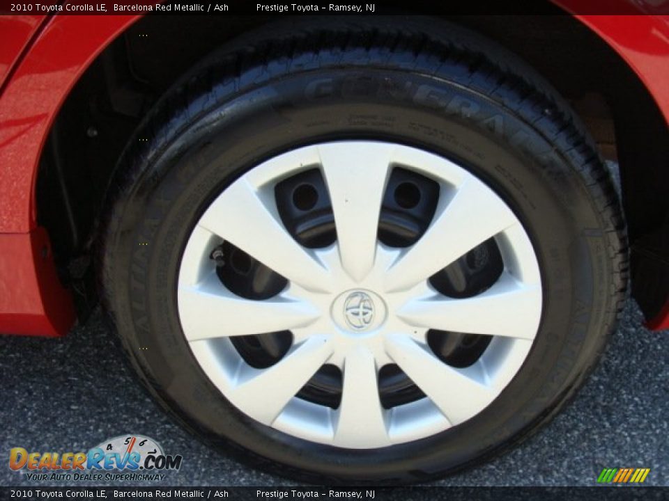 2010 Toyota Corolla LE Barcelona Red Metallic / Ash Photo #14