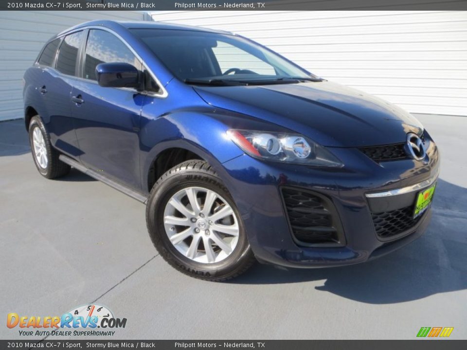 2010 Mazda CX-7 i Sport Stormy Blue Mica / Black Photo #1