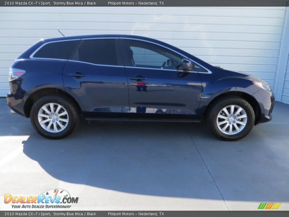 2010 Mazda CX-7 i Sport Stormy Blue Mica / Black Photo #3