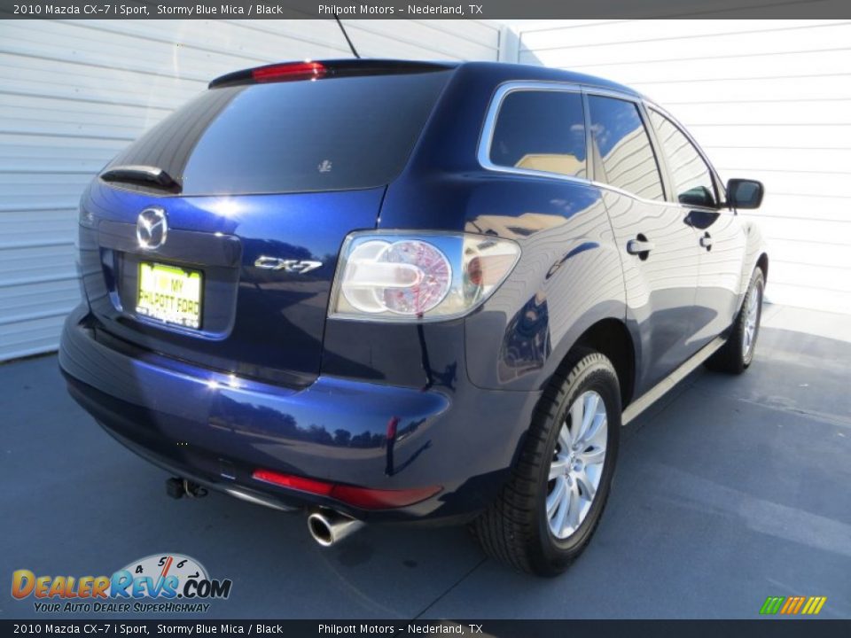 2010 Mazda CX-7 i Sport Stormy Blue Mica / Black Photo #4