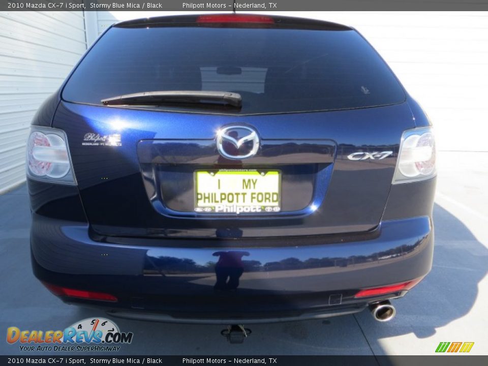 2010 Mazda CX-7 i Sport Stormy Blue Mica / Black Photo #5