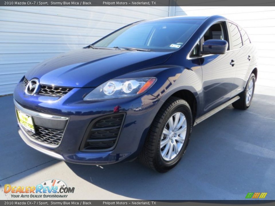 2010 Mazda CX-7 i Sport Stormy Blue Mica / Black Photo #7