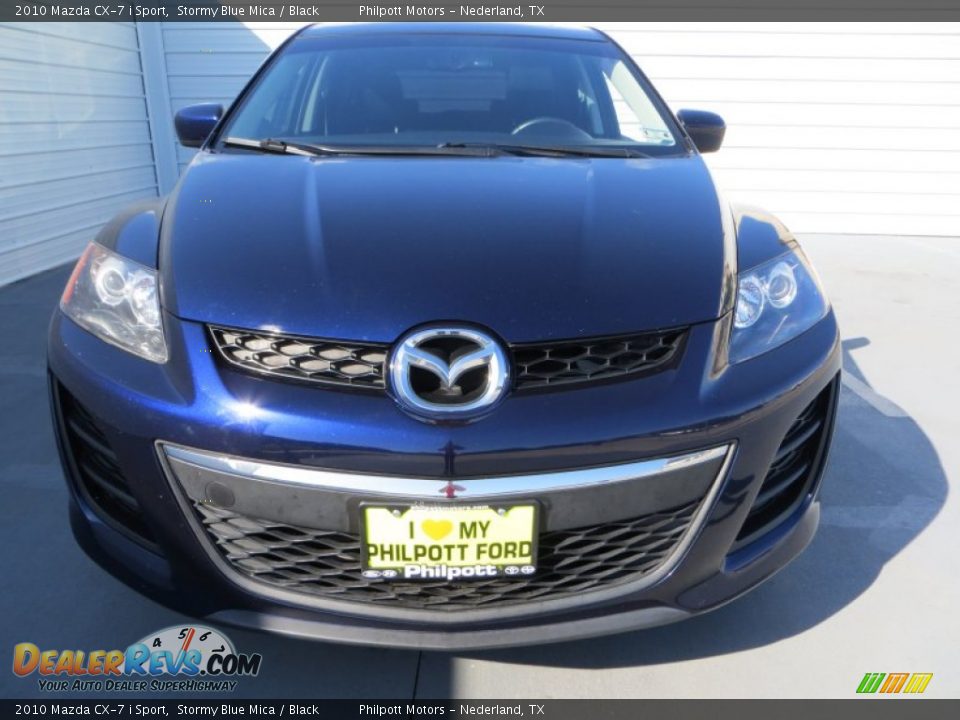 2010 Mazda CX-7 i Sport Stormy Blue Mica / Black Photo #8