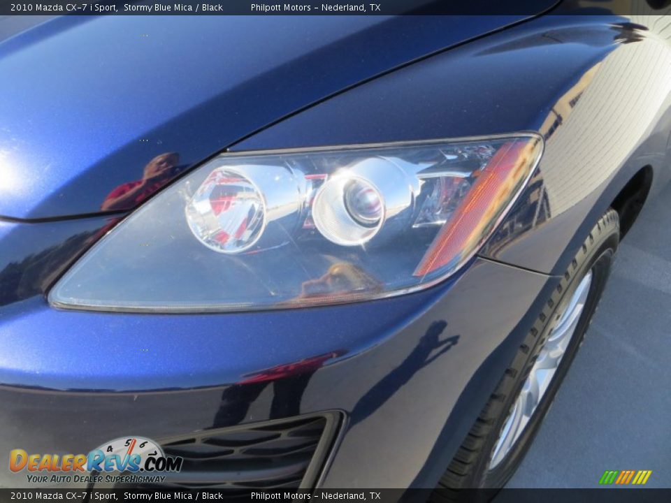 2010 Mazda CX-7 i Sport Stormy Blue Mica / Black Photo #9
