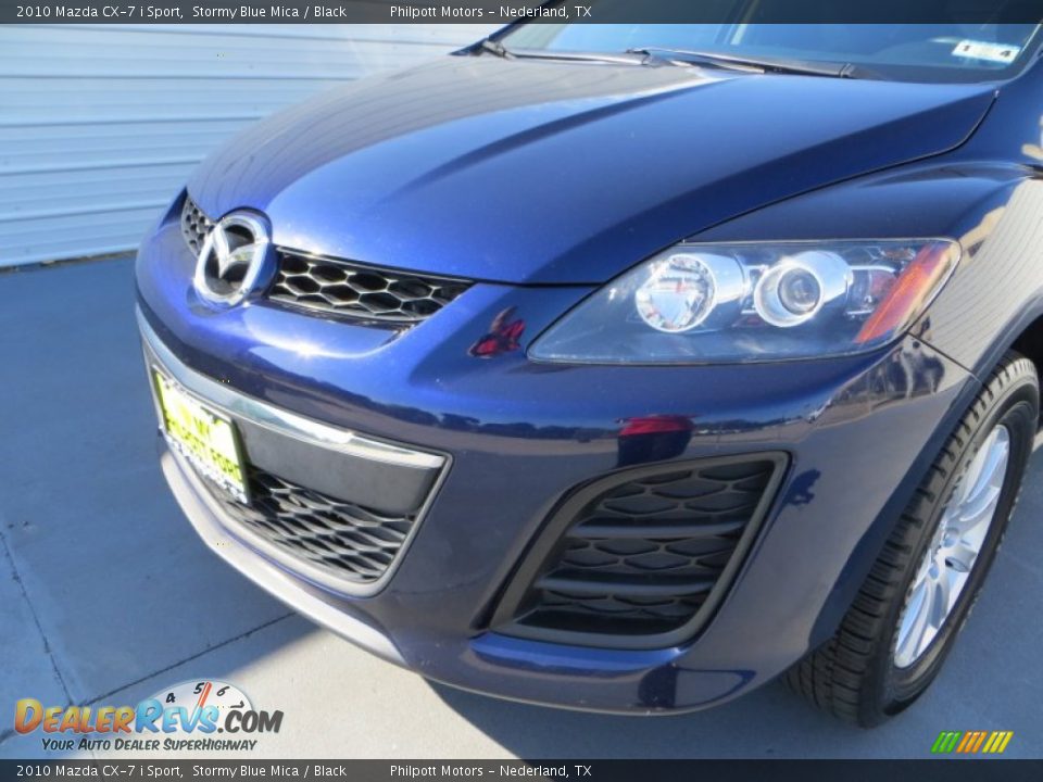2010 Mazda CX-7 i Sport Stormy Blue Mica / Black Photo #10