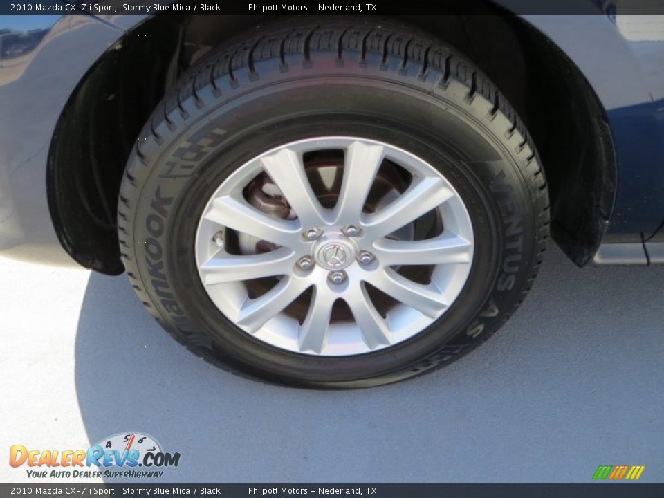 2010 Mazda CX-7 i Sport Stormy Blue Mica / Black Photo #11