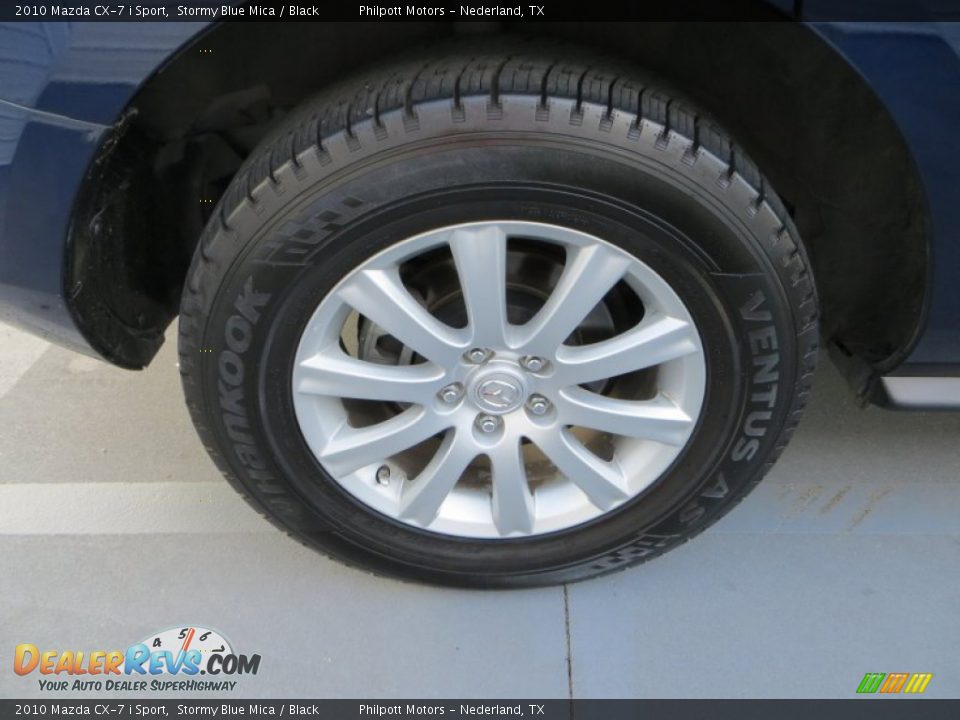2010 Mazda CX-7 i Sport Stormy Blue Mica / Black Photo #13