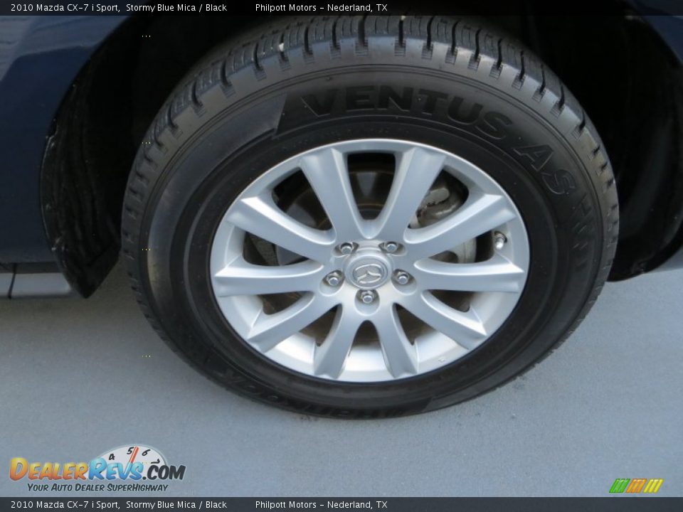 2010 Mazda CX-7 i Sport Stormy Blue Mica / Black Photo #14