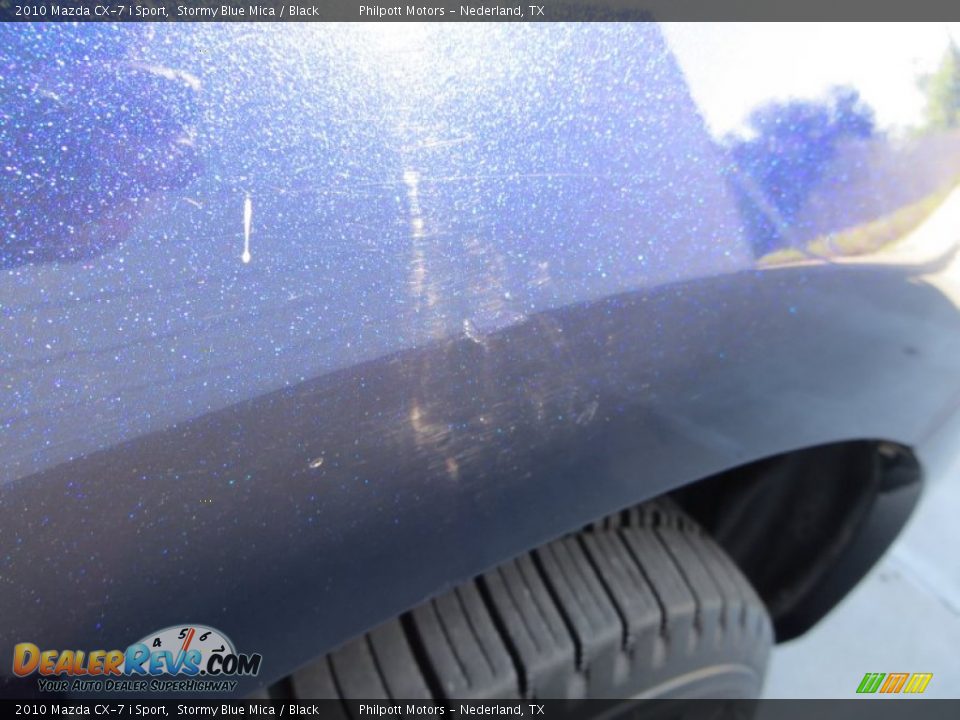 2010 Mazda CX-7 i Sport Stormy Blue Mica / Black Photo #15