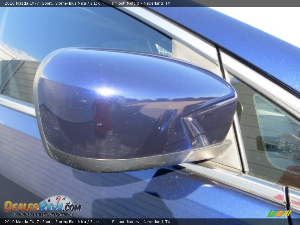 2010 Mazda CX-7 i Sport Stormy Blue Mica / Black Photo #16