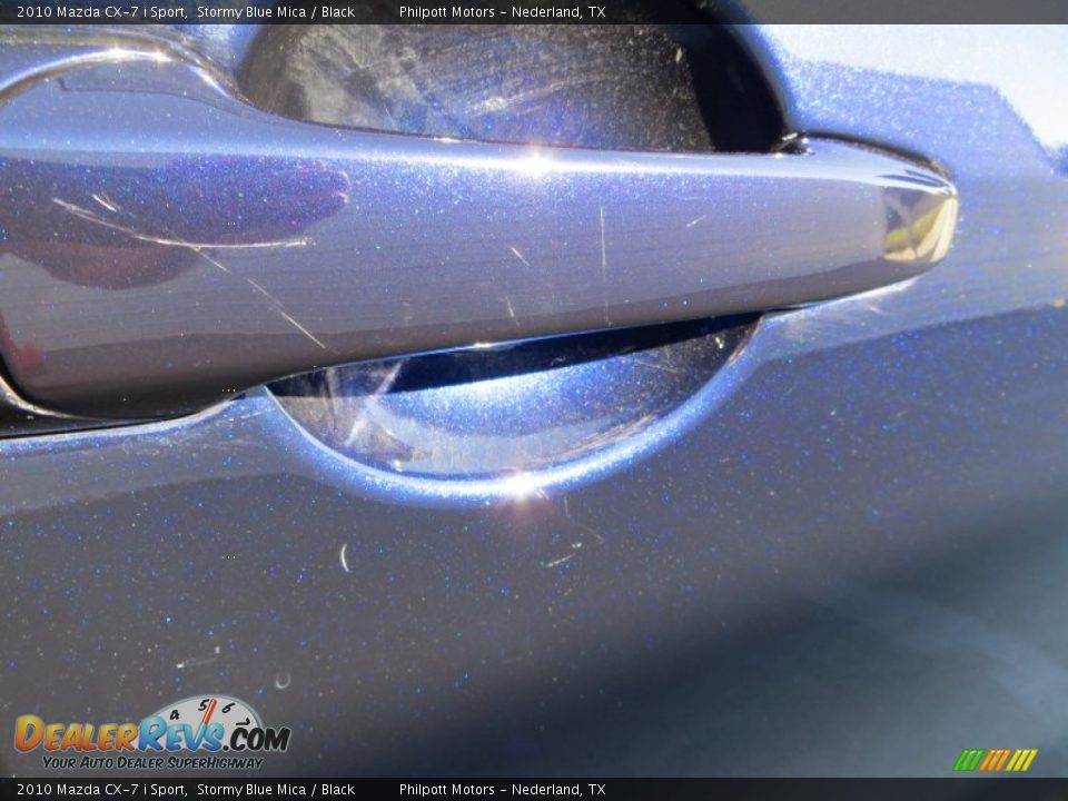 2010 Mazda CX-7 i Sport Stormy Blue Mica / Black Photo #17
