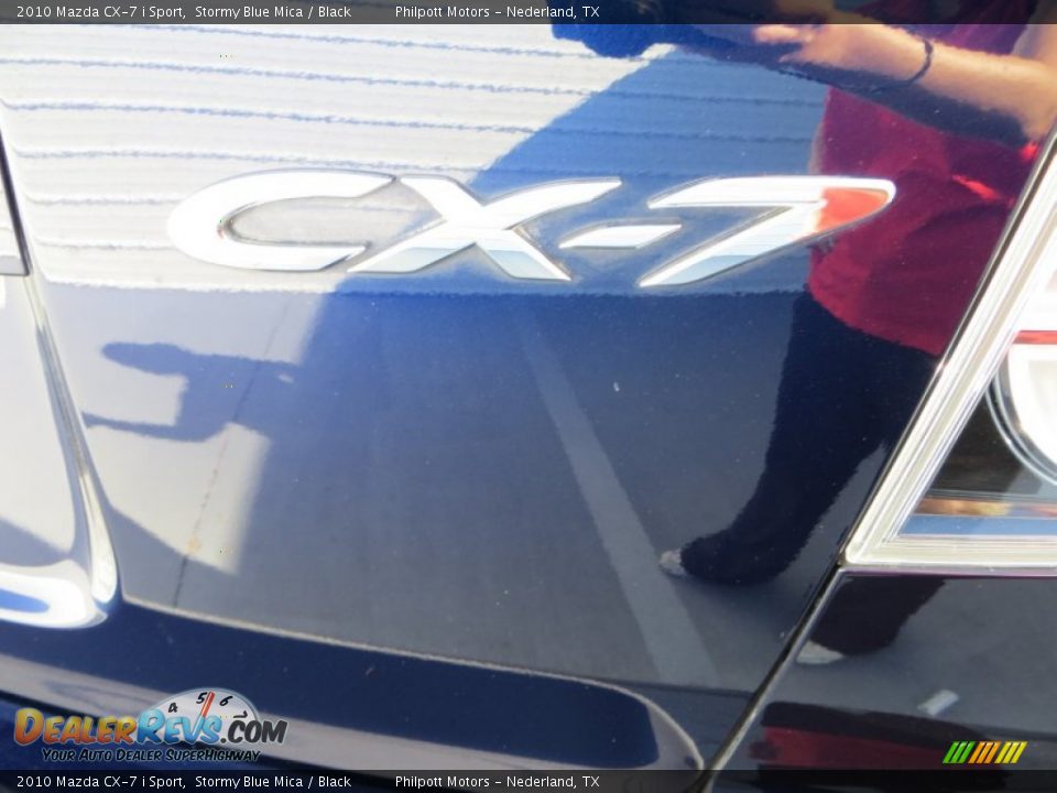2010 Mazda CX-7 i Sport Stormy Blue Mica / Black Photo #19