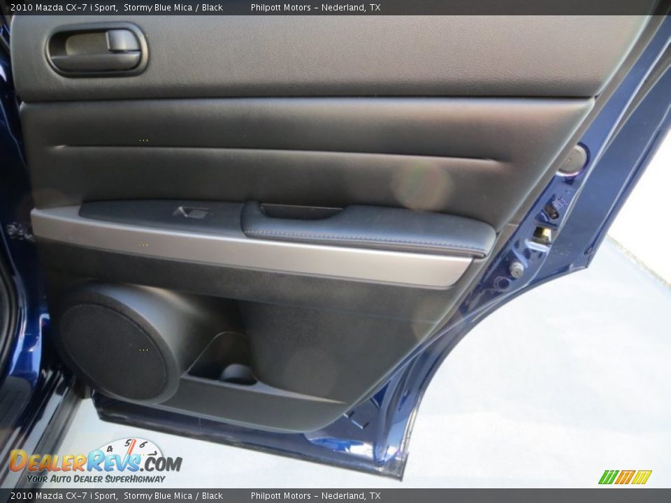 2010 Mazda CX-7 i Sport Stormy Blue Mica / Black Photo #26