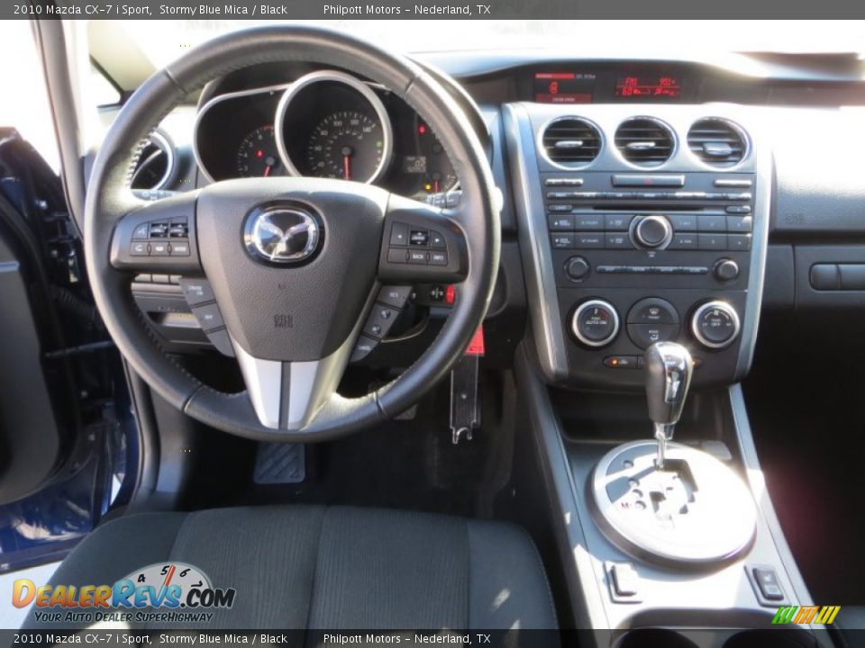 2010 Mazda CX-7 i Sport Stormy Blue Mica / Black Photo #36