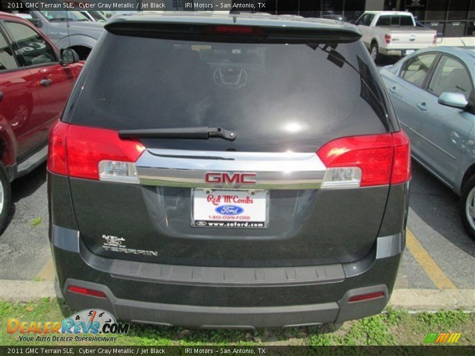 2011 GMC Terrain SLE Cyber Gray Metallic / Jet Black Photo #6
