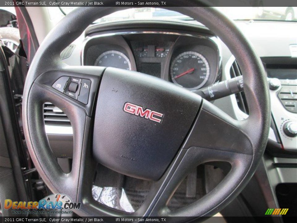 2011 GMC Terrain SLE Cyber Gray Metallic / Jet Black Photo #10