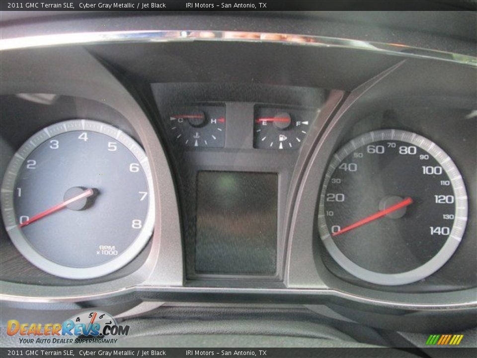 2011 GMC Terrain SLE Cyber Gray Metallic / Jet Black Photo #12